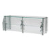 Advance Tabco DSG-15G-84 84" Multi-Use Sneeze Guard - 15"D, Counter-Mount, Glass-cityfoodequipment.com