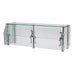 Advance Tabco DSG-18G-36 36" Multi-Use Sneeze Guard - 18"D, Counter-Mount, Glass-cityfoodequipment.com