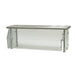 Advance Tabco DSG-12S-36 36" Multi-Use Sneeze Guard w/ Stainless Top Shelf - 12"D, Counter-Mount, Glass-cityfoodequipment.com