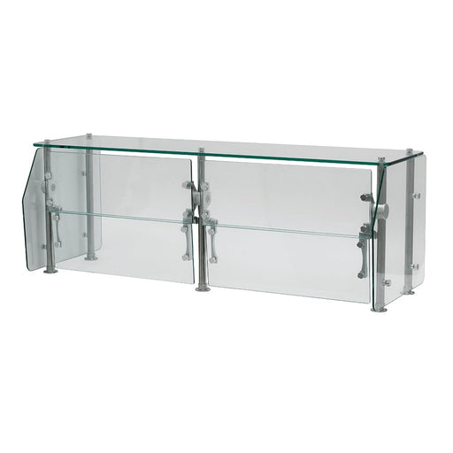Advance Tabco DSG-18G-72 72" Multi-Use Sneeze Guard - 18"D, Counter-Mount, Glass-cityfoodequipment.com