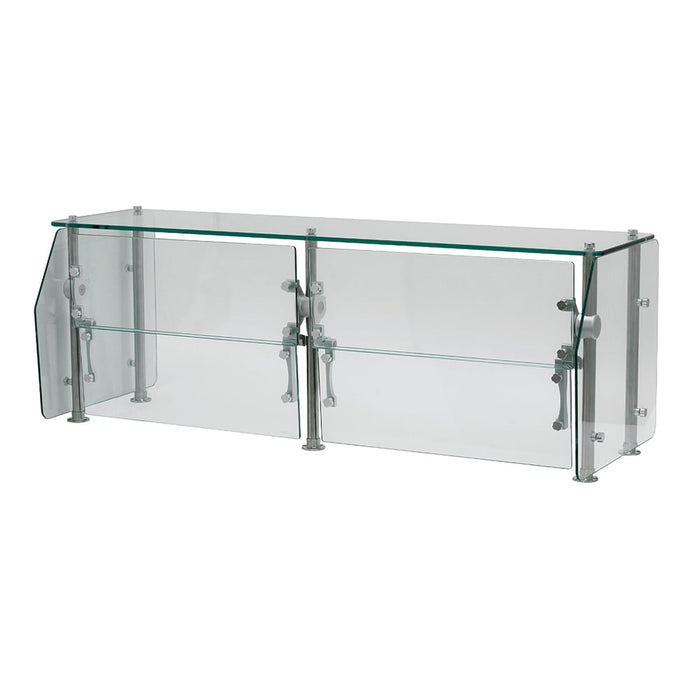 Advance Tabco DSG-18G-72 72" Multi-Use Sneeze Guard - 18"D, Counter-Mount, Glass-cityfoodequipment.com