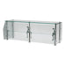 Advance Tabco DSG-18G-72 72" Multi-Use Sneeze Guard - 18"D, Counter-Mount, Glass-cityfoodequipment.com