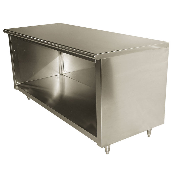 Advance Tabco EB-SS-3612 144" Dish Cabinet w/ Open Base, 36"D-cityfoodequipment.com