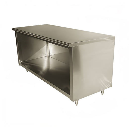Advance Tabco EEB-SS-244-X 48" Dish Cabinet w/ Open Base, 24"D-cityfoodequipment.com