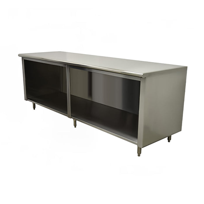 Advance Tabco EEB-SS-306-X 72" Dish Cabinet w/ Open Base, 30"D-cityfoodequipment.com