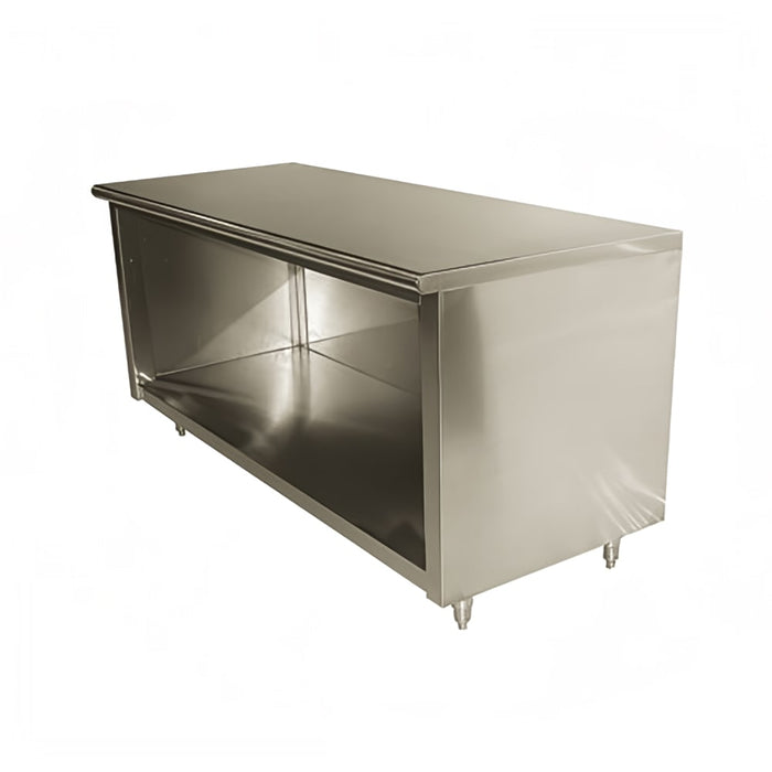 Advance Tabco EEB-SS-304-X 48" Dish Cabinet w/ Open Base, 30"D-cityfoodequipment.com