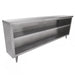 Advance Tabco EDC-1560-X 60" Dish Cabinet w/ Open Base & Midshelf, 15"D-cityfoodequipment.com
