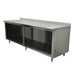 Advance Tabco EEB-SS-249-X 108" Dish Cabinet w/ Open Base, 24"D-cityfoodequipment.com