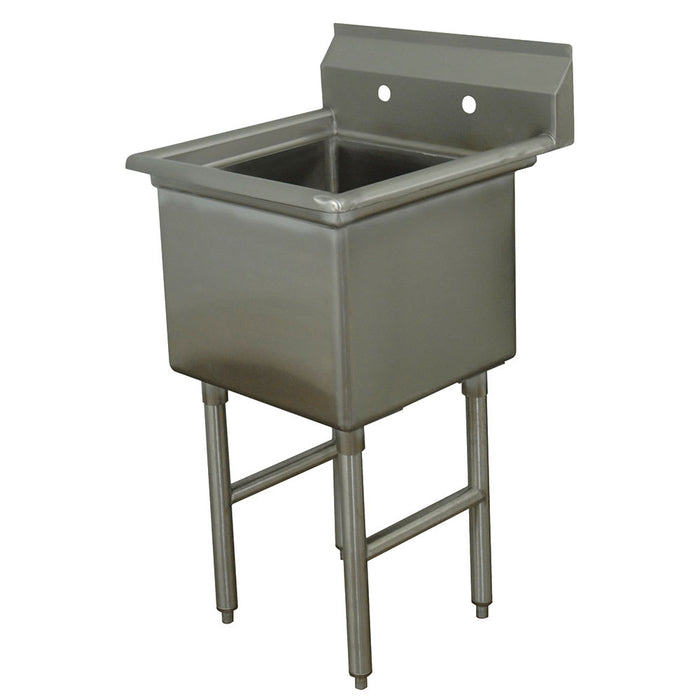 Advance Tabco FC-1-2424 29" 1 Compartment Sink w/ 24"L x 24"W Bowl, 14" Deep-cityfoodequipment.com