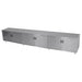 Advance Tabco EHB-SS-307M-X 84" Enclosed Work Table w/ Swing Doors & Midshelf, 30"D-cityfoodequipment.com