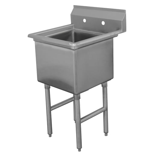 Advance Tabco FC-1-3624-X 41" 1 Compartment Sink w/ 36"L x 24"W Bowl, 14" Deep-cityfoodequipment.com