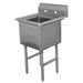 Advance Tabco FC-1-3624-X 41" 1 Compartment Sink w/ 36"L x 24"W Bowl, 14" Deep-cityfoodequipment.com