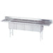 Advance Tabco FC-4-2424-24RL 144" 4 Compartment Sink w/ 24"L x 24"W Bowl, 12" Deep-cityfoodequipment.com