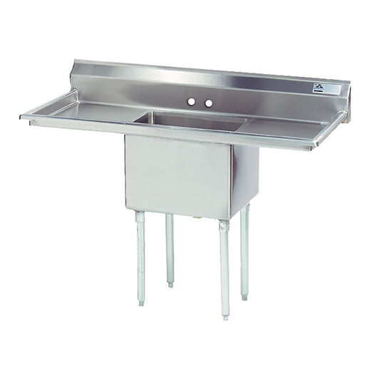 Advance Tabco FE-1-1812-18RL 54" 1 Compartment Sink w/ 18"L x 18"W Bowl, 12" Deep-cityfoodequipment.com