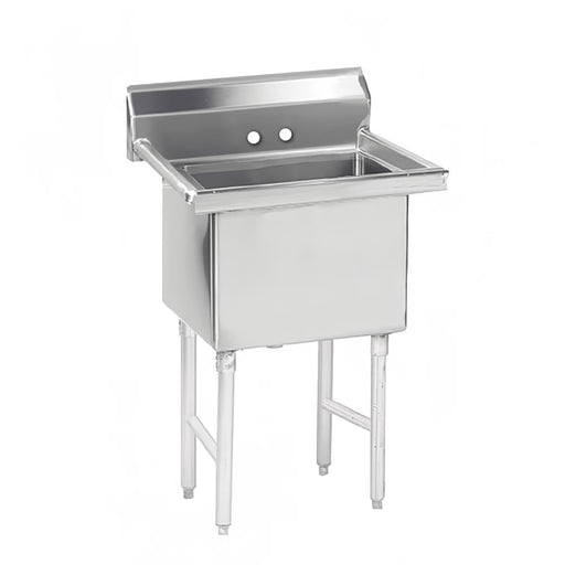 Advance Tabco FS-1-3024 35" 1 Compartment Sink w/ 30"L x 24"W Bowl, 14" Deep-cityfoodequipment.com