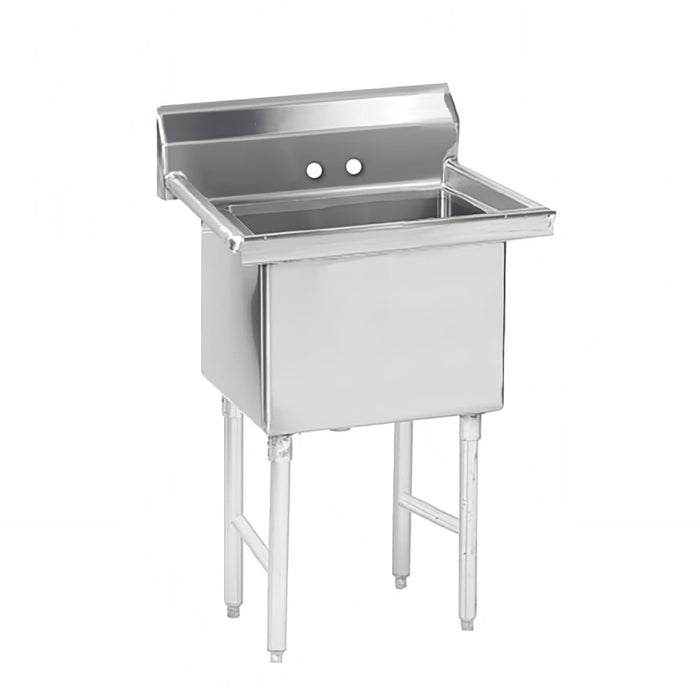 Advance Tabco FS-1-3624 41" 1 Compartment Sink w/ 36"L x 24"W Bowl, 14" Deep-cityfoodequipment.com
