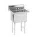 Advance Tabco FS-1-1818 23" 1 Compartment Sink w/ 18"L x 18"W Bowl, 14" Deep-cityfoodequipment.com