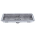 Advance Tabco FRG-48 Floor Water Receptacle - Subway Grating, 12" x 48" x 2", 14 ga 304 Stainless-cityfoodequipment.com