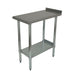 Advance Tabco FT-3018 Economy Equipment Filler Table - Galvanized Legs, Undershelf, 18x30-cityfoodequipment.com