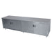 Advance Tabco HB-SS-366 72" Enclosed Work Table w/ Swing Doors, 36"D-cityfoodequipment.com