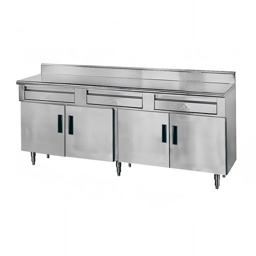 Advance Tabco HDRC-306 72" x 30" Stationary Equipment Stand for General Use, Cabinet Base-cityfoodequipment.com
