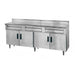 Advance Tabco HDRC-307 84" Enclosed Work Table w/ Swing Doors, 30"D-cityfoodequipment.com