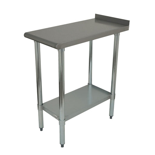 Advance Tabco FTS-3018 Equipment Filler Table w/ Undershelf - 18" x 30", 18 ga Stainless Steel-cityfoodequipment.com