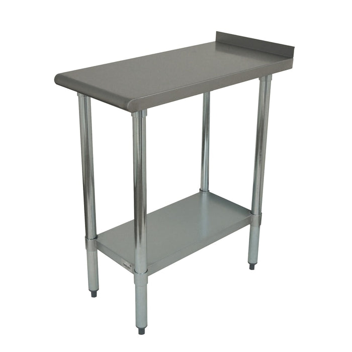 Advance Tabco FTS-3018 Equipment Filler Table w/ Undershelf - 18" x 30", 18 ga Stainless Steel-cityfoodequipment.com