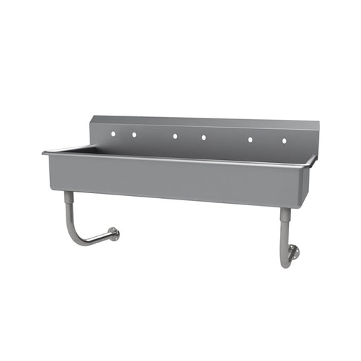 Advance Tabco FS-WM-60 Wall Mount Commercial Hand Sink w/ 60"L x 16"W x 8"D Bowl, Basket Drain-cityfoodequipment.com
