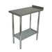 Advance Tabco FTS-3015 Equipment Filler Table w/ Undershelf - 15" x 30", Stainless-cityfoodequipment.com
