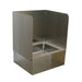 Advance Tabco K-299 Three Sided Splash Guard for 9OP28/48 Mop Sink, Extends 16" Above The Sink-cityfoodequipment.com