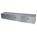 Advance Tabco HF-SS-3012M 144" Enclosed Work Table w/ Swing Doors & Midshelf, 1 1/2" Backsplash, 30"D-cityfoodequipment.com