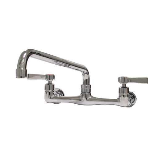 Advance Tabco K-101 Splash Mount Faucet - 8" Swing Spout, 8" On-Center-cityfoodequipment.com