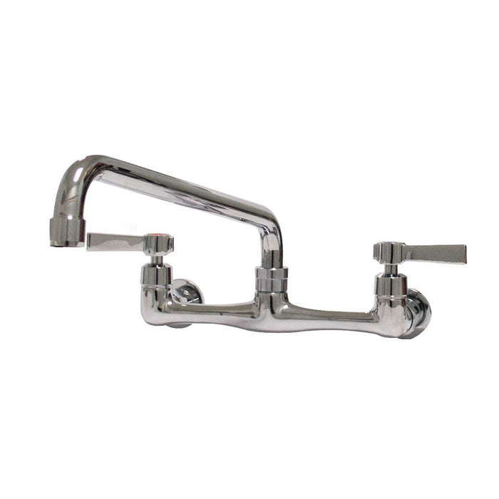 Advance Tabco K-101 Splash Mount Faucet - 8" Swing Spout, 8" On-Center-cityfoodequipment.com