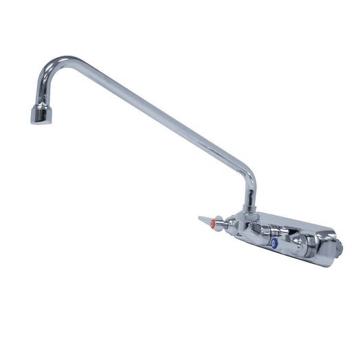 Advance Tabco K-111 Splash Mount Faucet w/ 14" Swing Nozzle-cityfoodequipment.com