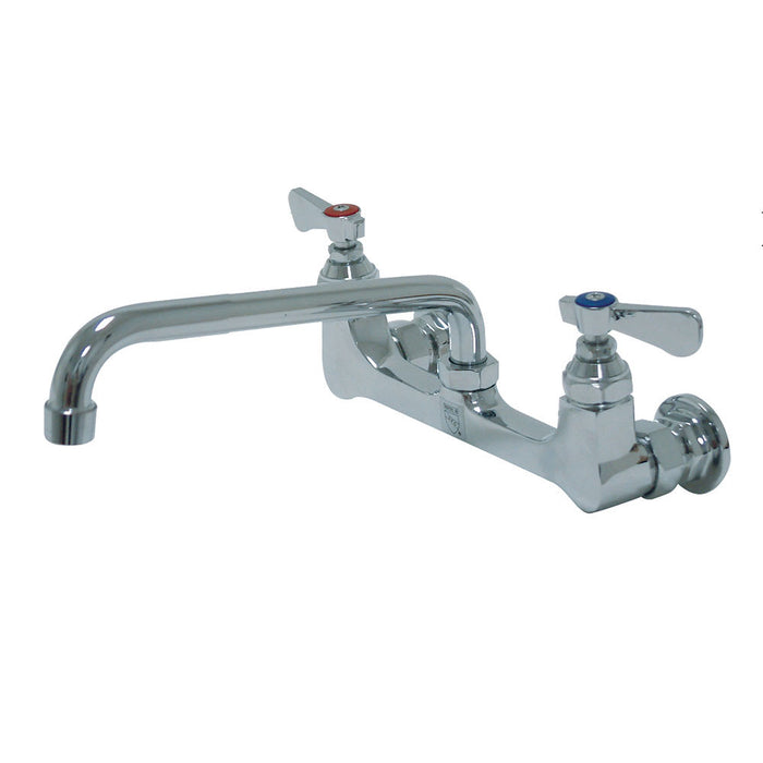 Advance Tabco K-112 Splash Mount Faucet w/ 12" Swing Nozzle-cityfoodequipment.com