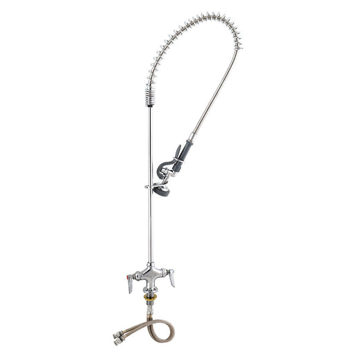 Advance Tabco K-115 42"H Deck Mount Pre Rinse Faucet - 1 21/50 GPM, Base with Nozzle-cityfoodequipment.com