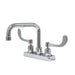 Advance Tabco K-208 Deck Mount Faucet - 6" Swing Spout, 4" Centers, Lead Free-cityfoodequipment.com