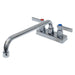 Advance Tabco K-53 Splash Mount Faucet w/ 12" Swing Nozzle-cityfoodequipment.com