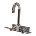 Advance Tabco K-59 Splash Mount Faucet - 3 1/2" Gooseneck Spout, 4" Centers, Lead Free-cityfoodequipment.com