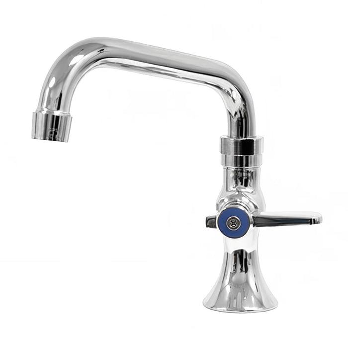 Advance Tabco K-49 Deck Mount Faucet for Hot Wells - 6" Gooseneck Spout-cityfoodequipment.com