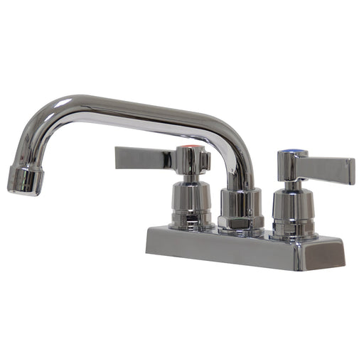 Advance Tabco K-51 Deck Mount Faucet - 6" Swing Spout, 4" Centers, Lead Free-cityfoodequipment.com