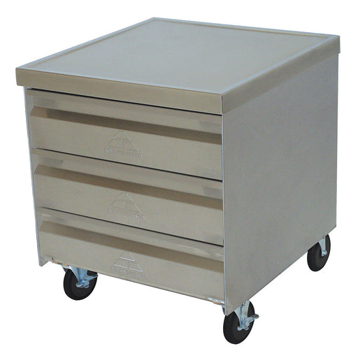 Advance Tabco MDC-2020 Mobile Cabinet - (3) 20x20" Drawers, Stainless Top-cityfoodequipment.com