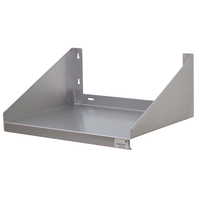 Advance Tabco MS-18-24-EC Solid Wall Mounted Shelf, 24"W x 18"D, Stainless-cityfoodequipment.com