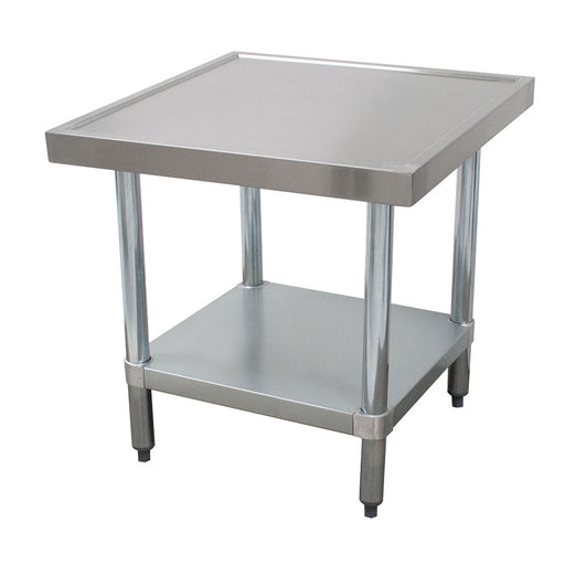 Advance Tabco MT-GL-300 24" Mixer Table w/ Galvanized Undershelf Base & Marine Edge, 24"D-cityfoodequipment.com