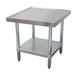 Advance Tabco MT-GL-300 24" Mixer Table w/ Galvanized Undershelf Base & Marine Edge, 24"D-cityfoodequipment.com