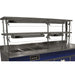 Advance Tabco NDSG-18-96 Self Service Food Shield - 2 Tier, 18x96x26", Stainless Top Shelf-cityfoodequipment.com