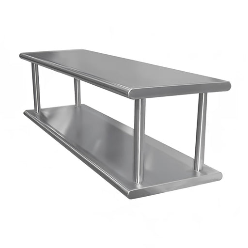 Advance Tabco PA-24-96-2 Two Tier Pass-Thru Shelf - 96" x 24"D, Stainless Steel-cityfoodequipment.com