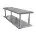 Advance Tabco PA-24-96-2 Two Tier Pass-Thru Shelf - 96" x 24"D, Stainless Steel-cityfoodequipment.com