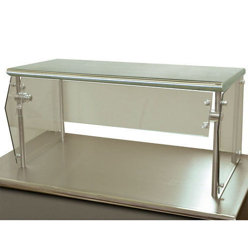 Advance Tabco NSG-18-96 Self Service Food Shield - 1 Tier, 18x96x18", Stainless Top Shelf-cityfoodequipment.com